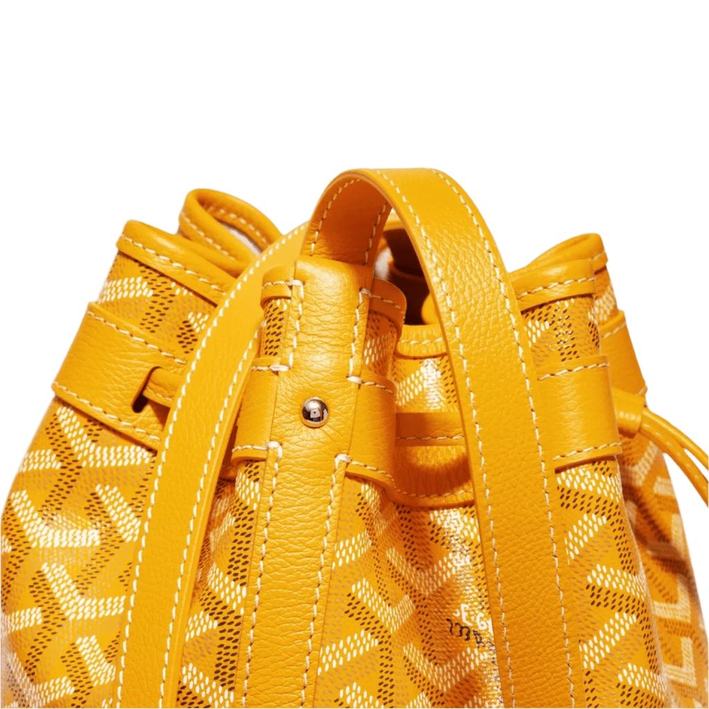 Goyard Petit Flot Bucket Bag Yellow