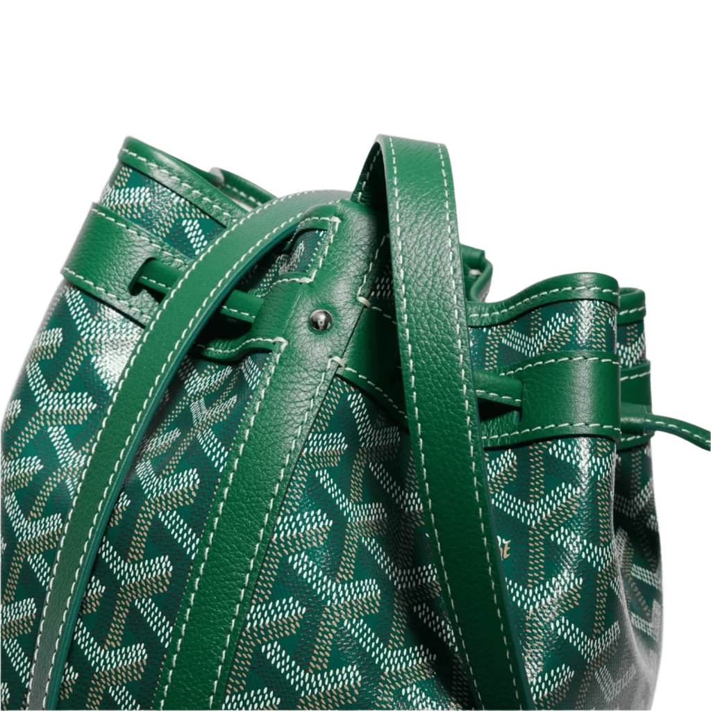Goyard Petit Flot Bucket Bag Green