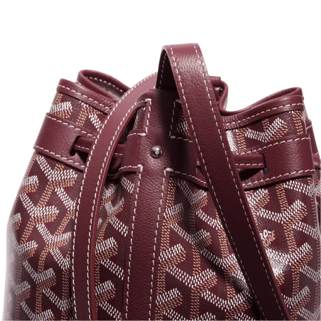Goyard Petit Flot Bucket Bag Burgundy