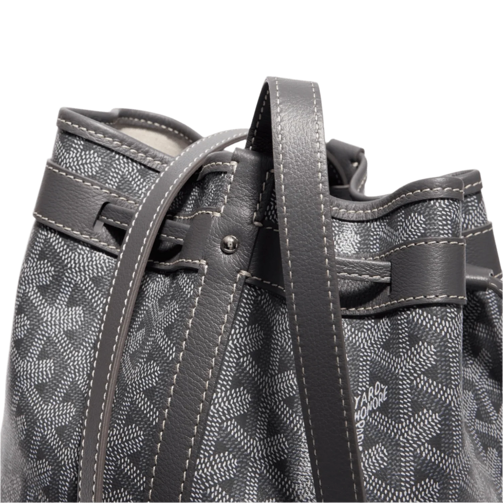 Goyard Petit Flot Bucket Bag Grey