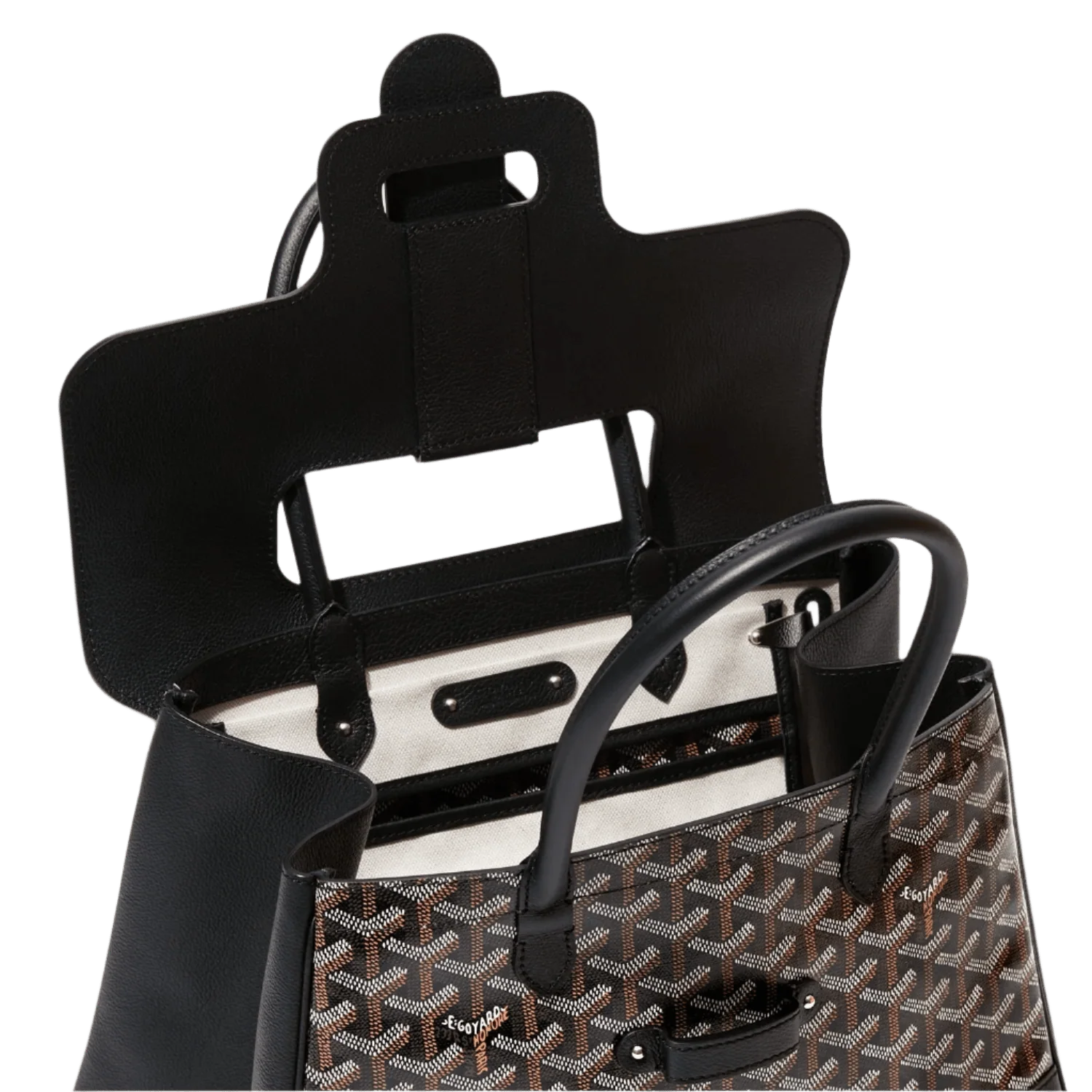 Goyard Saigon Tote Bag Black