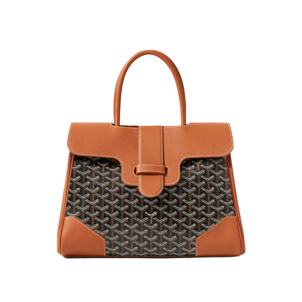 Goyard Saigon Tote Bag Black & Tan