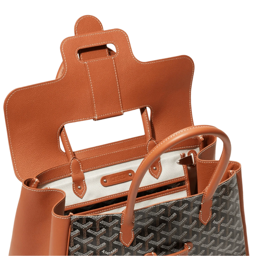 Goyard Saigon Tote Bag Black & Tan
