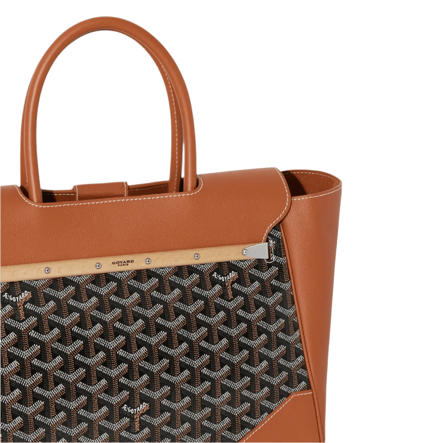Goyard Saigon Tote Bag Black & Tan