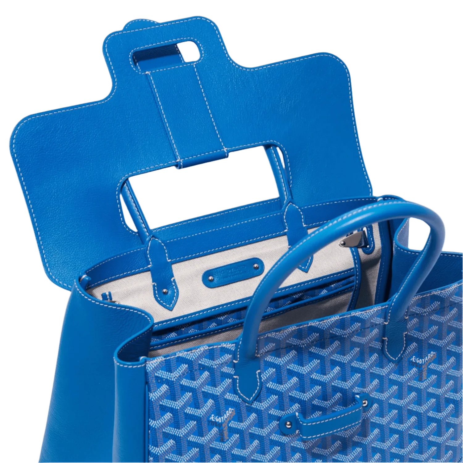 Goyard Saigon Tote Bag Blue