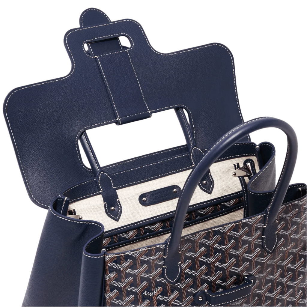 Goyard Saigon Tote Bag Navy Blue