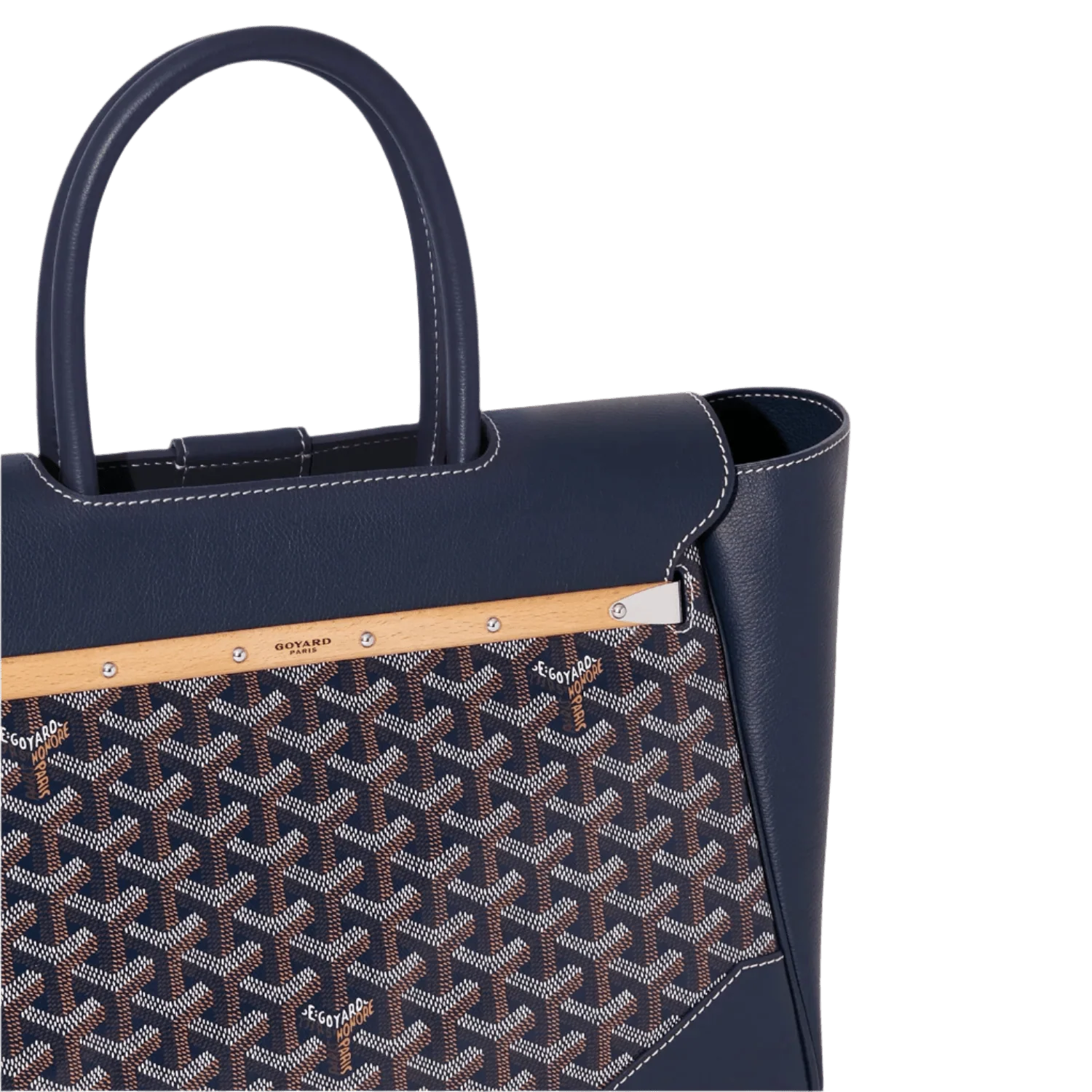 Goyard Saigon Tote Bag Navy Blue