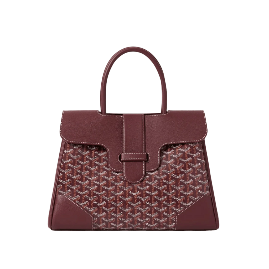 Goyard Saigon Tote Bag Burgundy