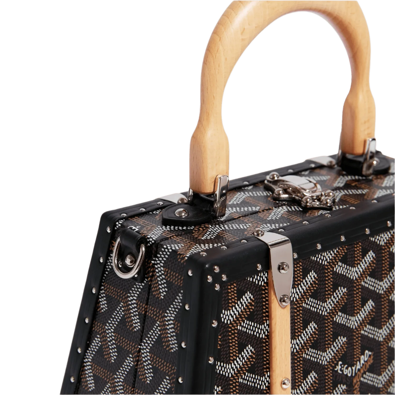 Goyard Saigon Mini Trunk Bag Black