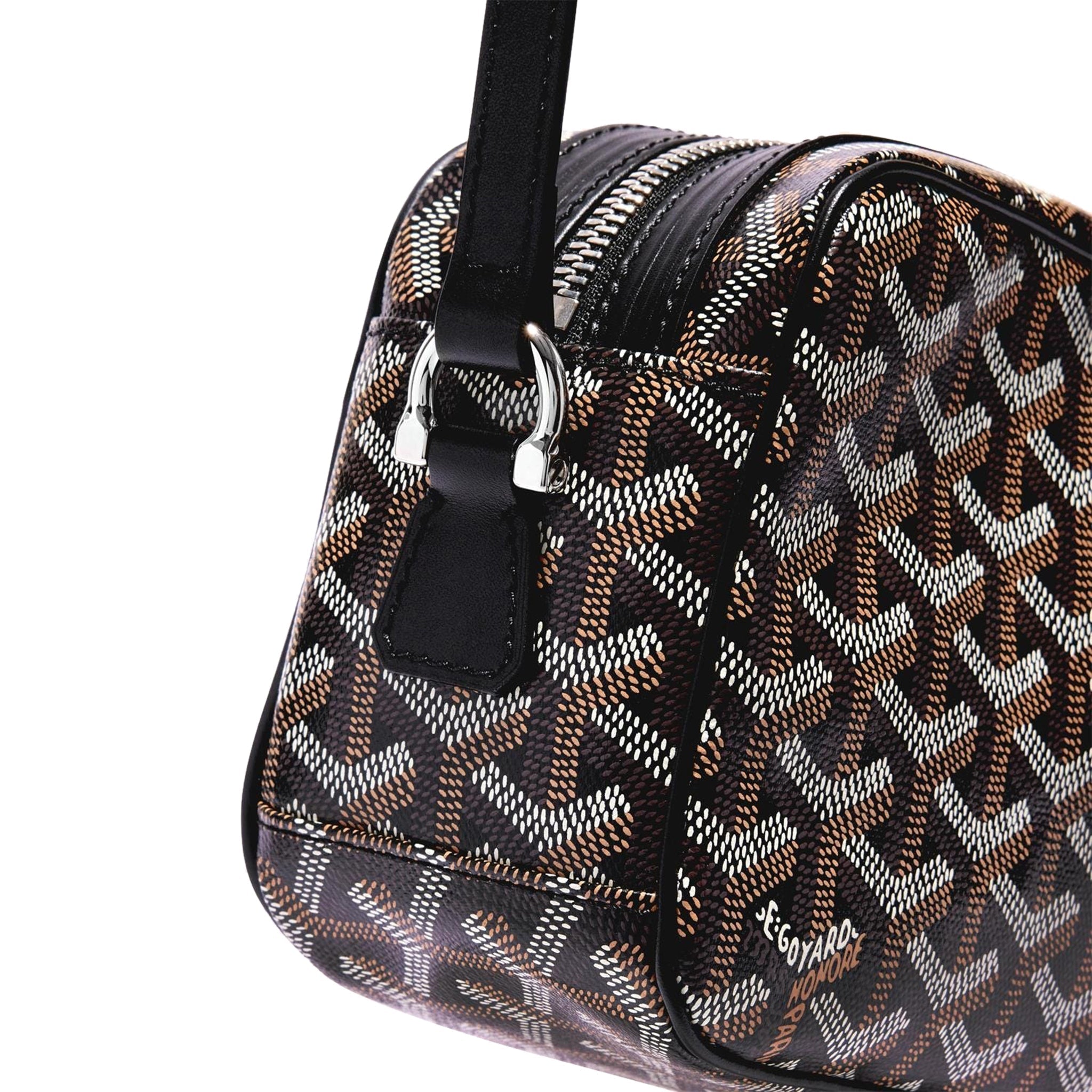 Close view of Goyard Cap-Vert PM Black Bag CAPVE2PMLTY01CL01P