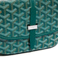 Image of Goyard Goyardine Belvedere II Green PM Messenger Bag