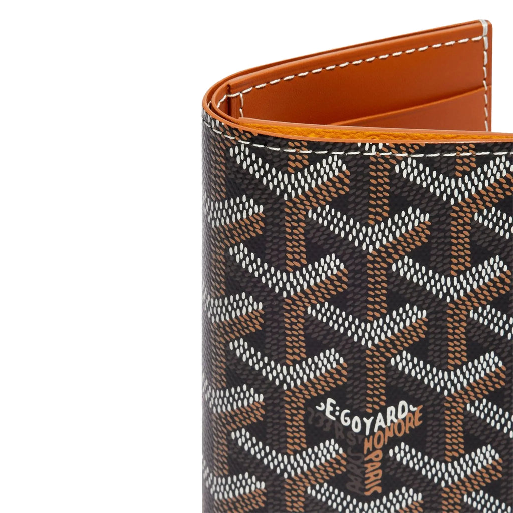 Detail view of Goyard Saint-Pierre Card Wallet Black Tan STPIE2PMLTY01CL03P