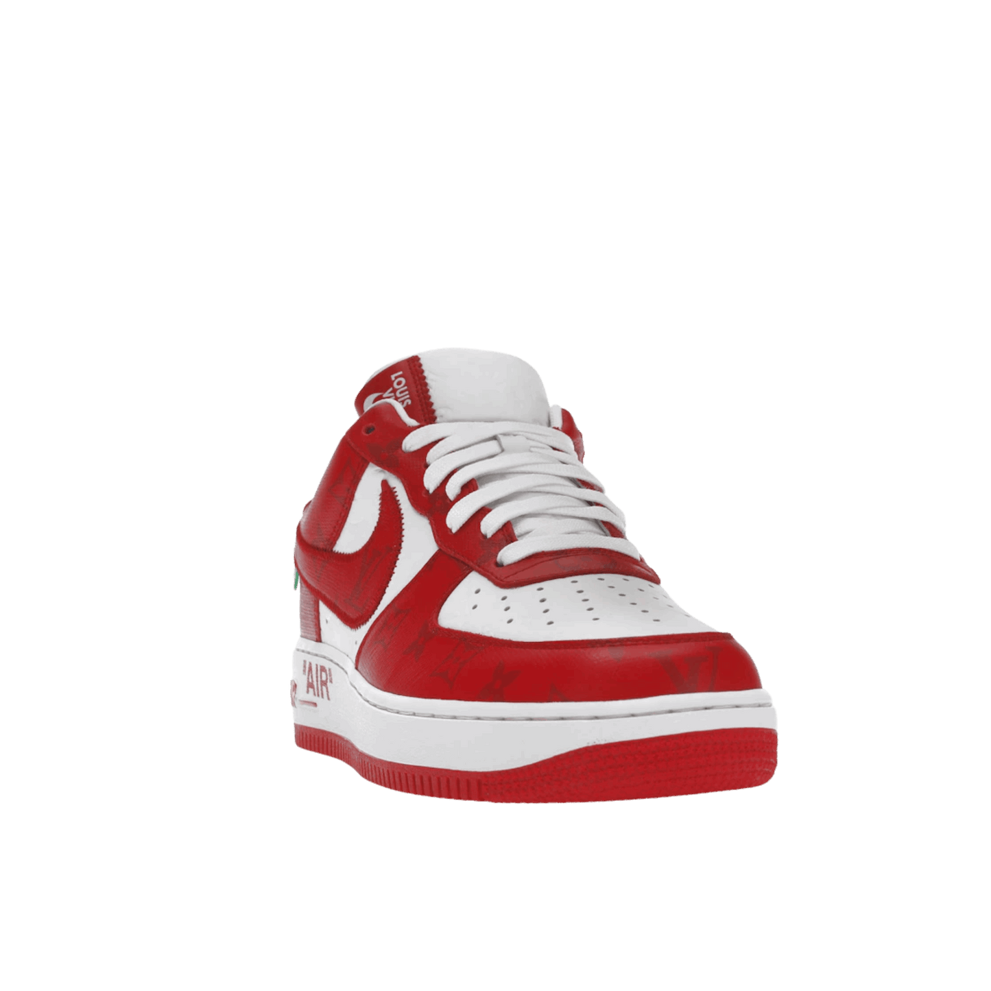 Louis Vuitton Nike Air Force 1 Low By Virgil Abloh White Red