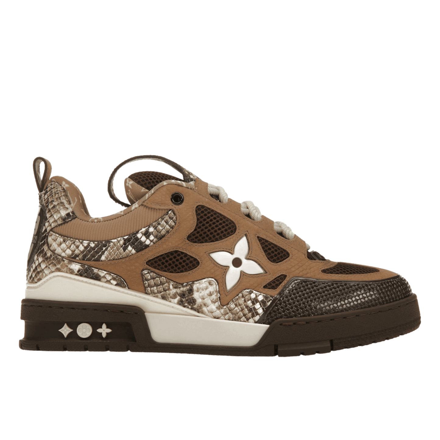 Louis Vuitton Skate Sneaker Brown Snakeskin