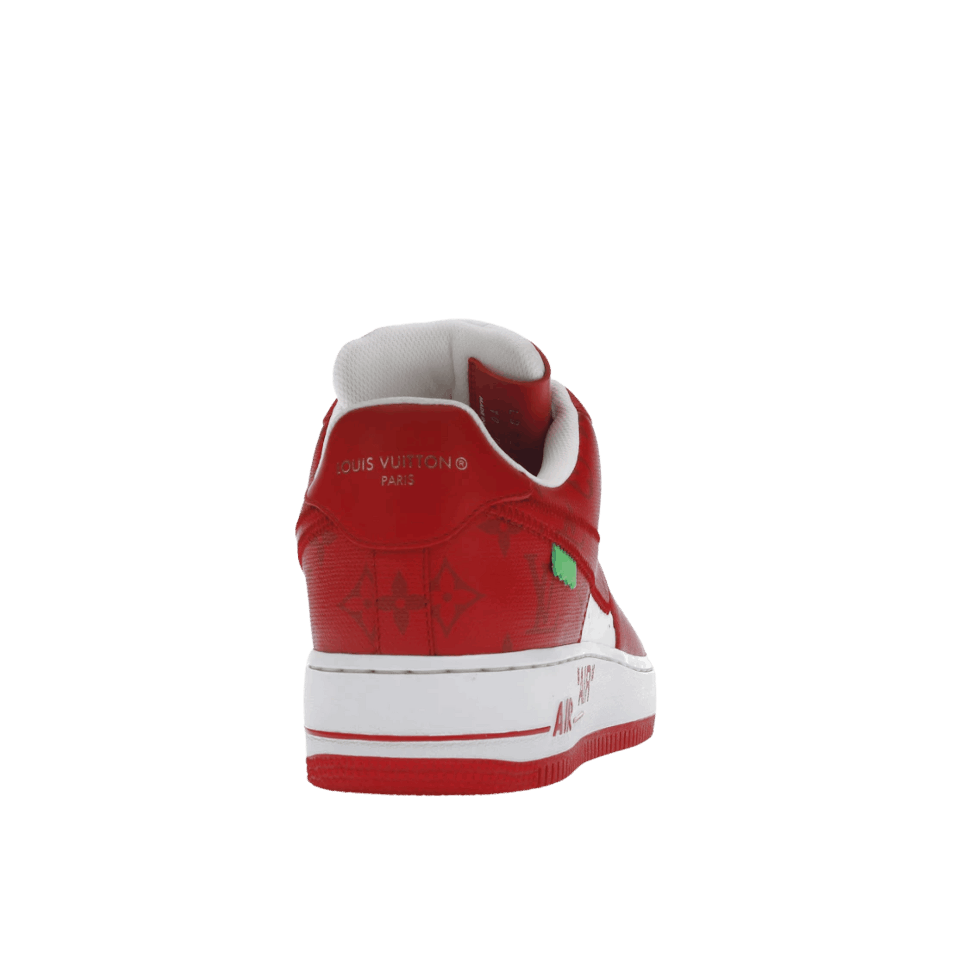Louis Vuitton Nike Air Force 1 Low By Virgil Abloh White Red